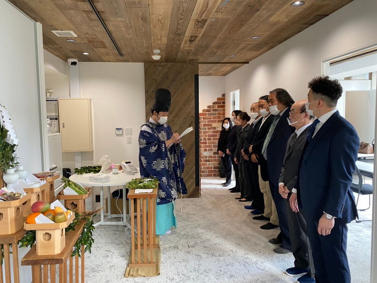 クレスト設立式