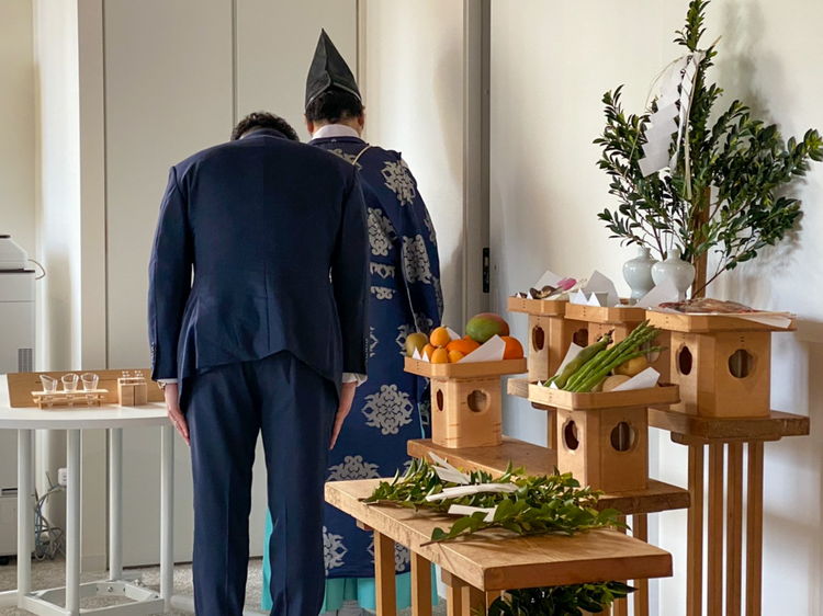 クレスト設立式